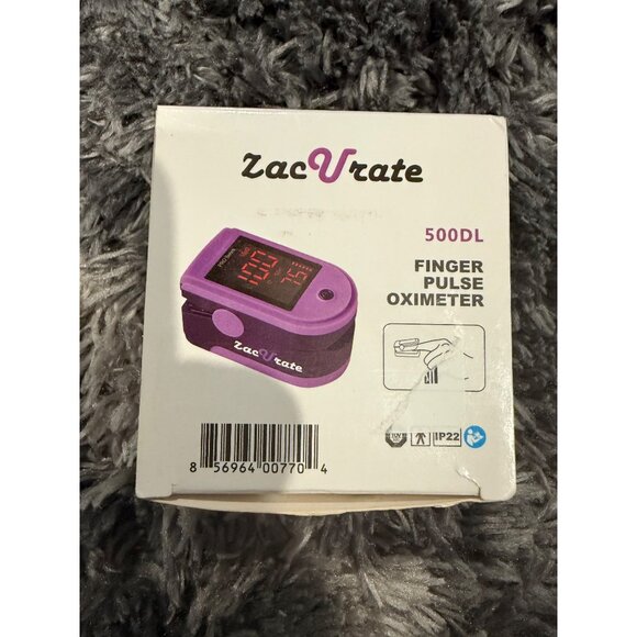 Zacurate Pro Series 500DL Fingertip Pulse Oximeter Blood Oxygen Saturation Monit - Picture 2 of 2